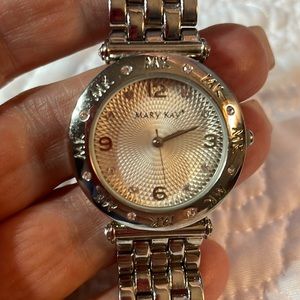 Mary Kay silver tone watch